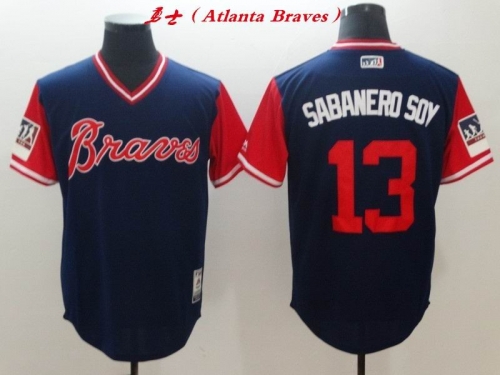 MLB Atlanta Braves 085 Men