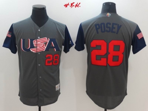 MLB The World Cup Jerseys 006 Men