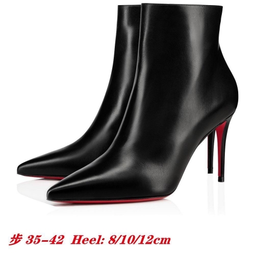 C..L.. Leather Women Boots 1023