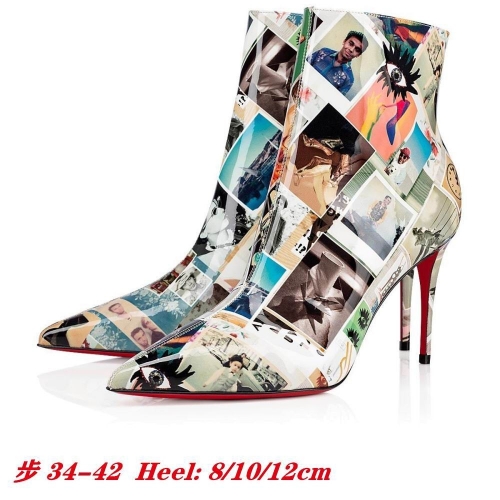 C..L.. Leather Women Boots 1015