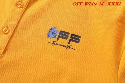 O.f.f. W.h.i.t.e. Lapel T-shirt 1010 Men