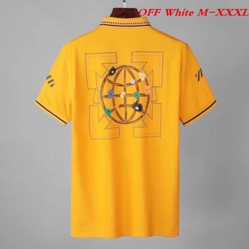 O.f.f. W.h.i.t.e. Lapel T-shirt 1014 Men