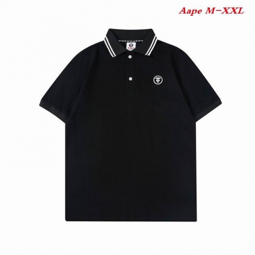 A.a.p.e. Lapel T-shirt 1007 Men