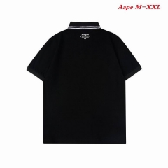 A.a.p.e. Lapel T-shirt 1012 Men