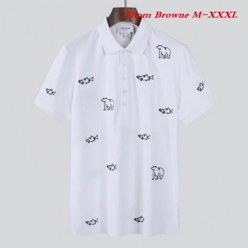 T.h.o.m. B.r.o.w.n.e. Lapel T-shirt 1007 Men