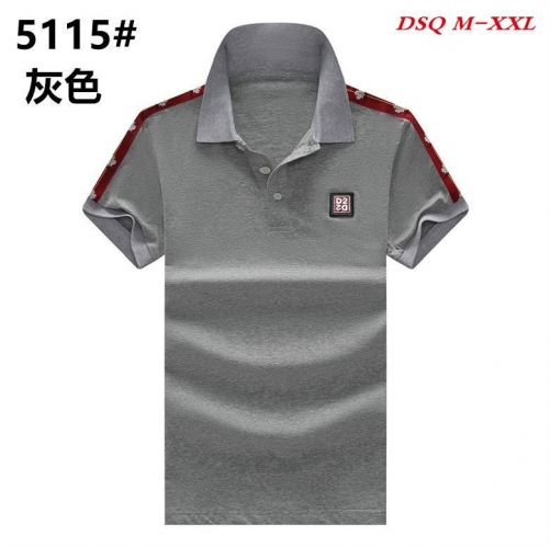 D.S.Q. Lapel T-shirt 1012 Men