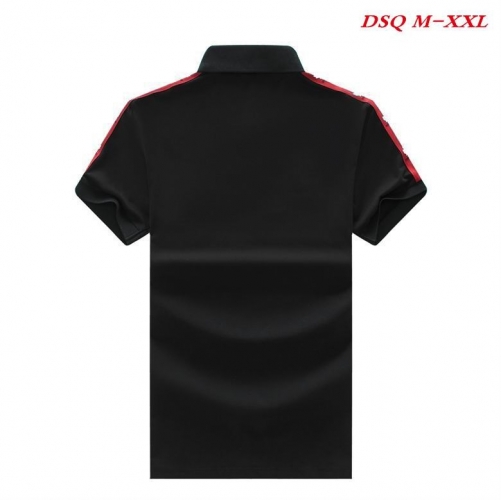 D.S.Q. Lapel T-shirt 1009 Men