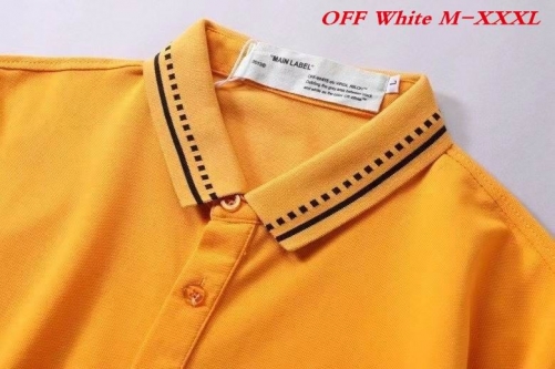 O.f.f. W.h.i.t.e. Lapel T-shirt 1012 Men