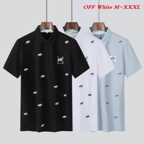O.f.f. W.h.i.t.e. Lapel T-shirt 1009 Men