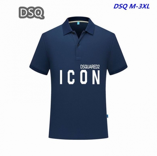 D.S.Q. Lapel T-shirt 1044 Men