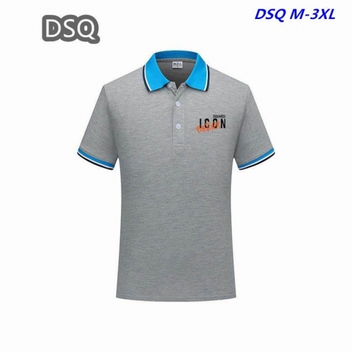 D.S.Q. Lapel T-shirt 1056 Men