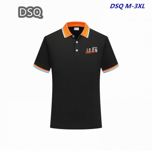 D.S.Q. Lapel T-shirt 1057 Men