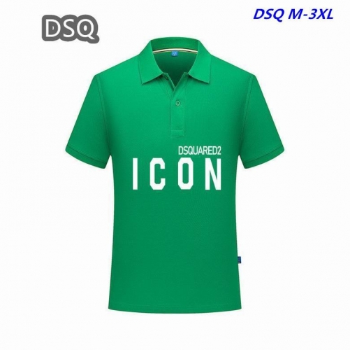 D.S.Q. Lapel T-shirt 1046 Men