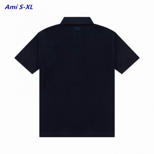 A.m.i. Lapel T-shirt 1003