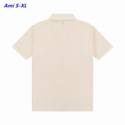 A.m.i. Lapel T-shirt 1007