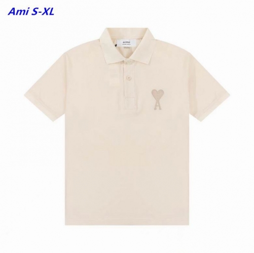 A.m.i. Lapel T-shirt 1008