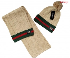 G.U.C.C.I. Hat Scarf Set 043