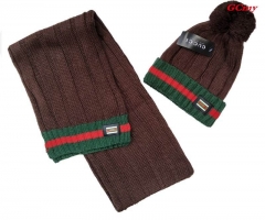 G.U.C.C.I. Hat Scarf Set 042