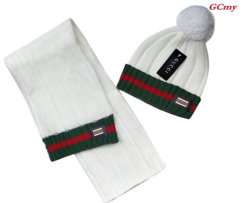 G.U.C.C.I. Hat Scarf Set 044