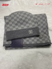 L..V.. Hat Scarf Set AAA 009