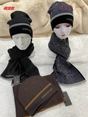 L..V.. Hat Scarf Set AAA 018