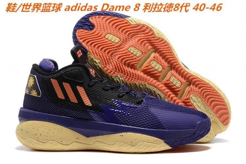 Adidas Dame 8 Sneakers Men Shoes 006