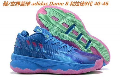 Adidas Dame 8 Sneakers Men Shoes 009