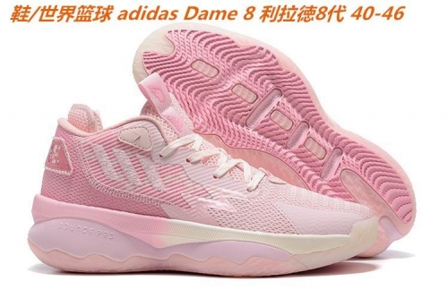 Adidas Dame 8 Sneakers Men Shoes 001