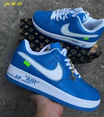 LV x Nike Air Force 1 Shoes 021 Men/Women