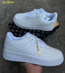 LV x Nike Air Force 1 Shoes 019 Men/Women