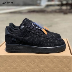 LV x Nike Air Force 1 Shoes 006 Men/Women