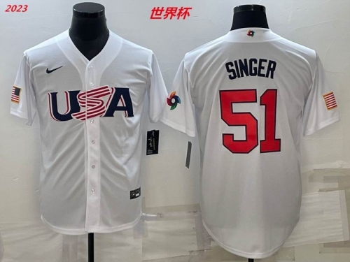 MLB The World Cup Jersey 1165 Men