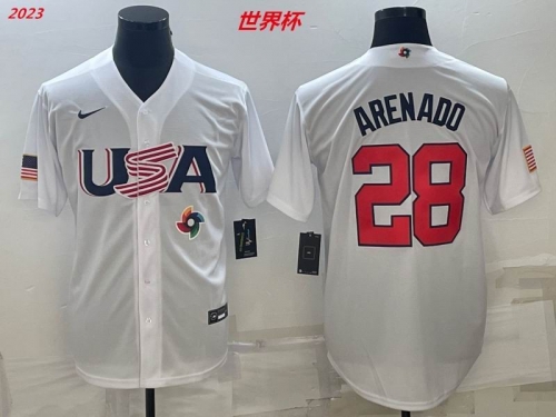 MLB The World Cup Jersey 1130 Men