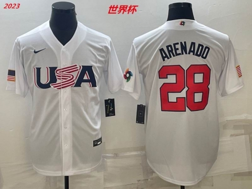 MLB The World Cup Jersey 1129 Men