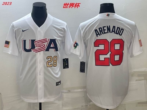 MLB The World Cup Jersey 1137 Men