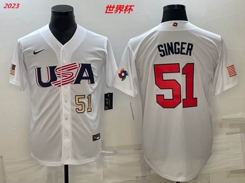 MLB The World Cup Jersey 1173 Men