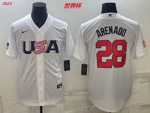 MLB The World Cup Jersey 1128 Men