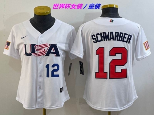 MLB The World Cup Jersey 1105 Youth/Boy/Women
