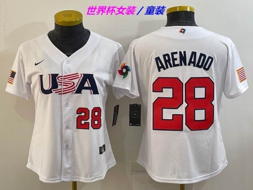 MLB The World Cup Jersey 1084 Youth/Boy/Women