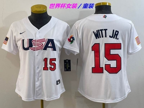 MLB The World Cup Jersey 1094 Youth/Boy/Women