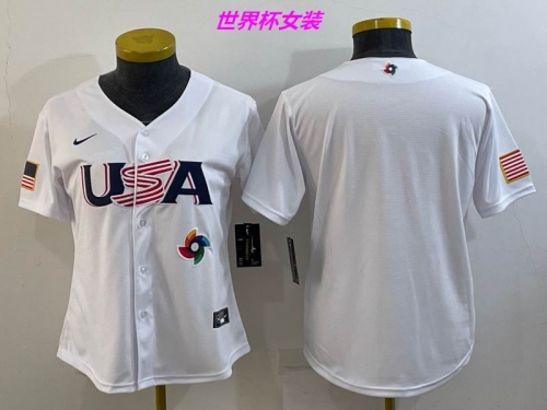 MLB The World Cup Jersey 1191 Women