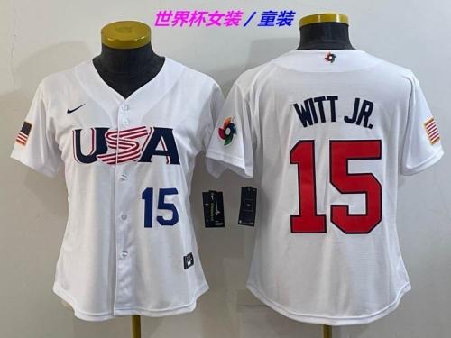 MLB The World Cup Jersey 1096 Youth/Boy/Women