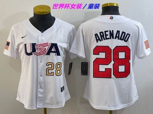 MLB The World Cup Jersey 1087 Youth/Boy/Women