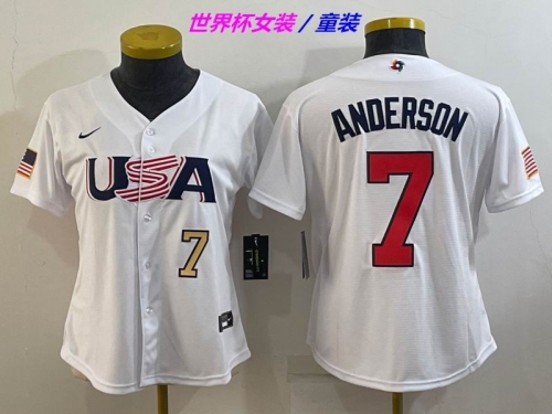 MLB The World Cup Jersey 1127 Youth/Boy/Women