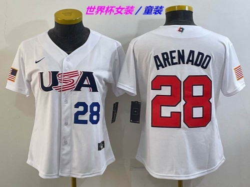 MLB The World Cup Jersey 1085 Youth/Boy/Women