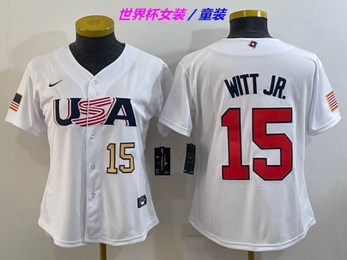 MLB The World Cup Jersey 1097 Youth/Boy/Women