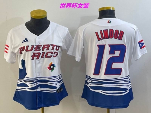 MLB The World Cup Jersey 1207 Women