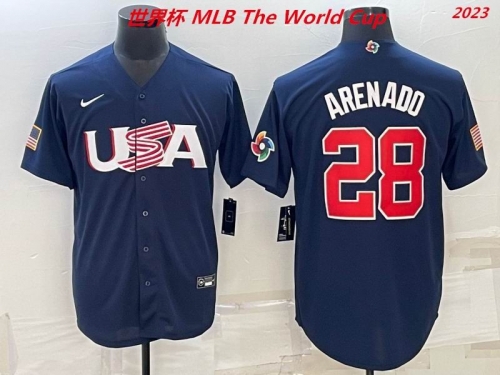 MLB The World Cup Jersey 1453 Men