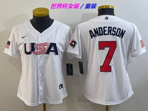 MLB The World Cup Jersey 1120 Youth/Boy/Women