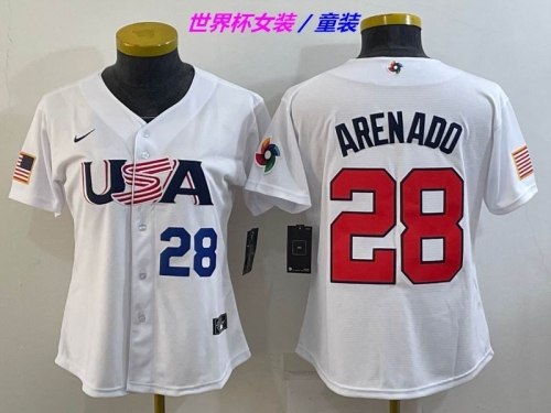 MLB The World Cup Jersey 1086 Youth/Boy/Women